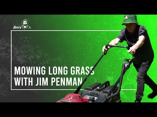 #JIMSGROUP Jim the founder and CEO of Jim's Group + Jim's Mowing shows you how to mow long grass