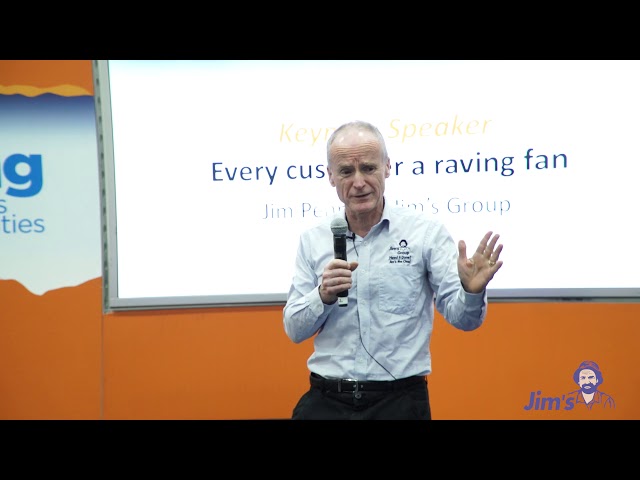 Franchising Expo Melbourne 2019 Jim Penman CEO and Founder of Jim's Group Talk